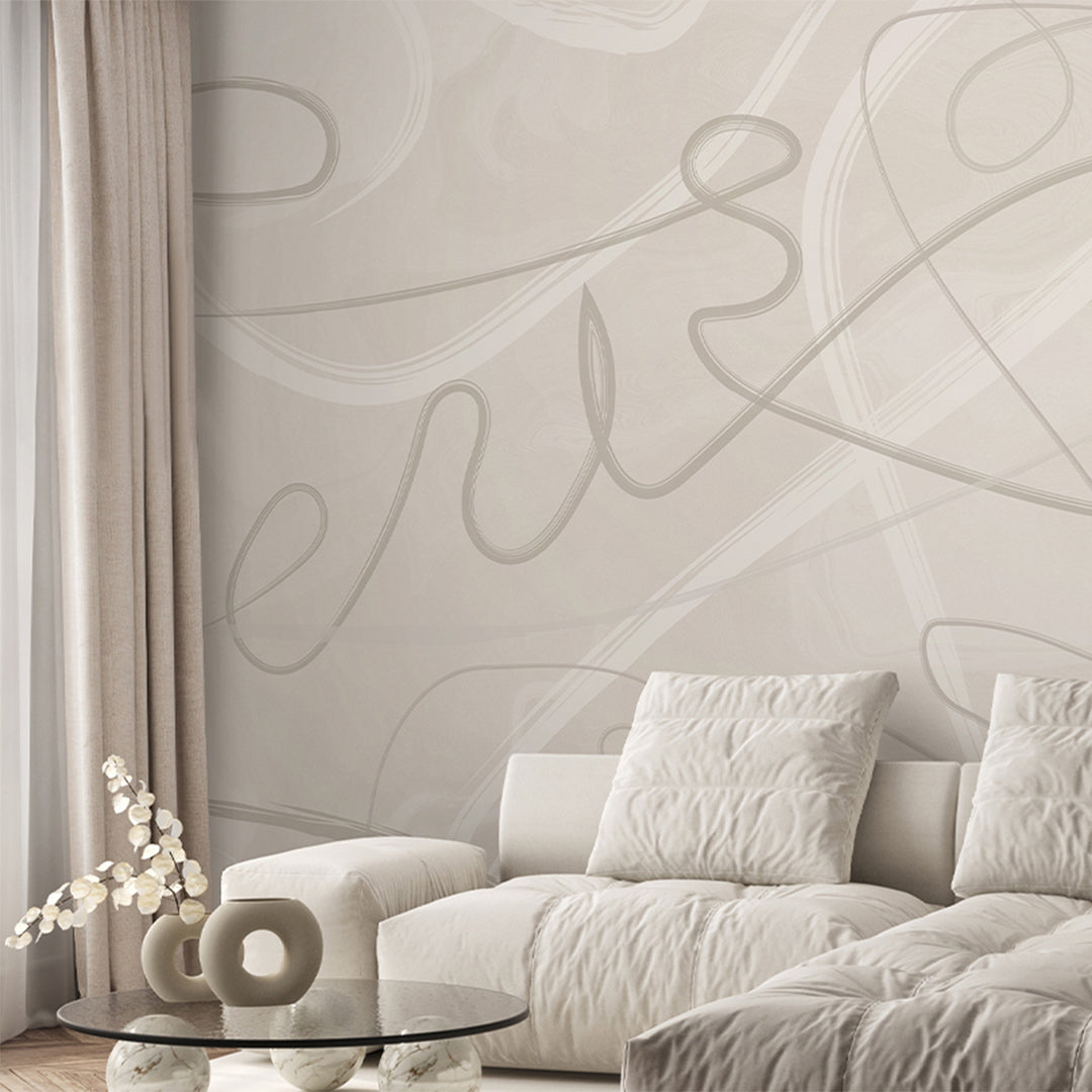 Nude Lines Wall Mural AM005