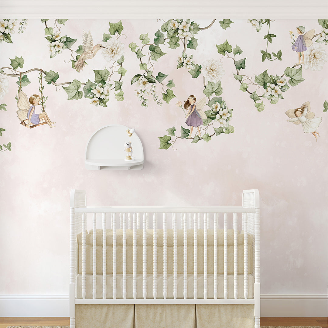 Fairies and Hanging Vines Wall Mural SM055