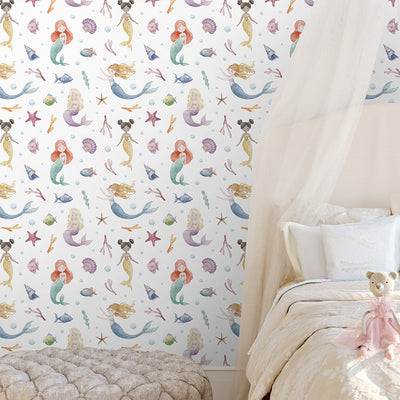 Cute Tiny Mermaids Wallpaper S091