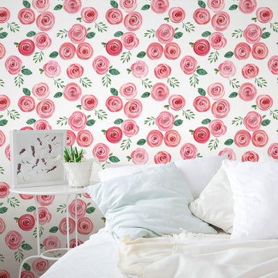 Red Pink Roses Wallpaper CC138