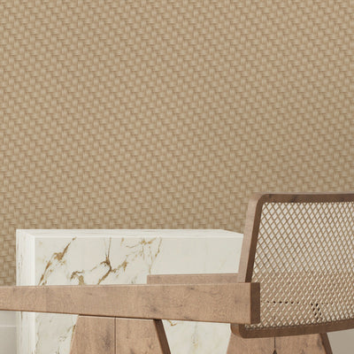 Rattan Weave Wallpaper A016