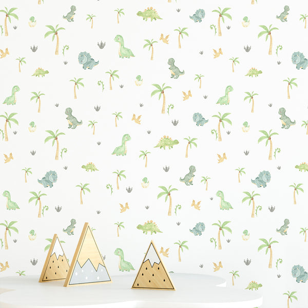 Dinosaur Palm Tree Wallpaper L144