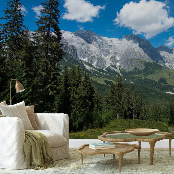 Mountain Landscape Wall Mural CCM048 - CostaCover - Peel and stick Removable Wallpaper - accent wallpaper - adhesive wallpaper - Decorative wallpaper