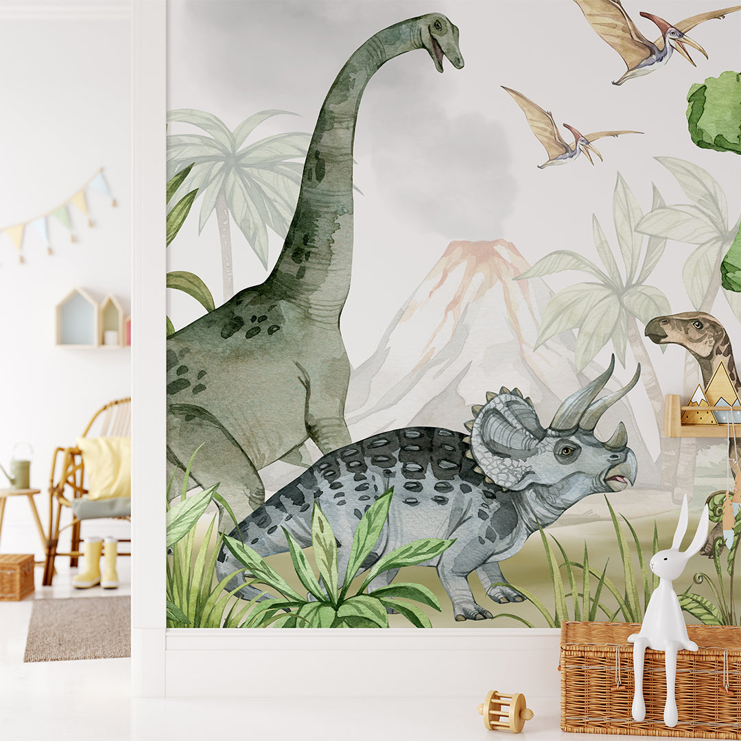 Dinosaurs in Jurassic Park Self Adhesive Wall Mural CCM092