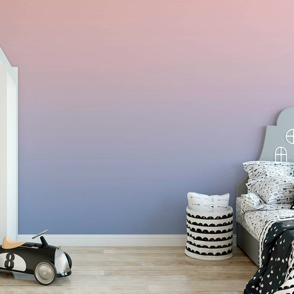 Rose Purple Ombre Color Wallpaper CC013 - CostaCover - Peel and stick Removable Wallpaper - adhesive wallpaper - Backsplash panels - bathroom wallpaper