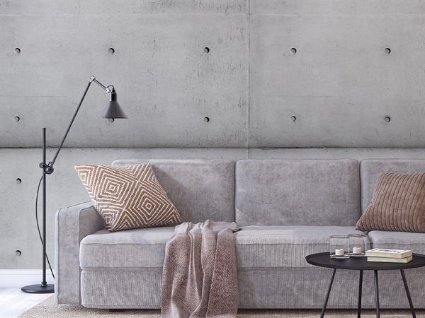 Gray Concrete Cement Wall Mural CCM097 - CostaCover - Peel and stick Removable Wallpaper - 3d wall murals - 3d wall painting - accent wallpaper