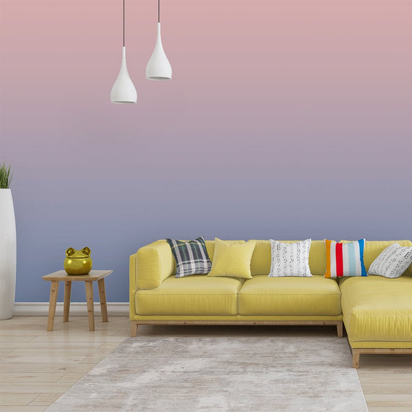 Rose Purple Ombre Color Wallpaper CC013 - CostaCover - Peel and stick Removable Wallpaper - adhesive wallpaper - Backsplash panels - bathroom wallpaper