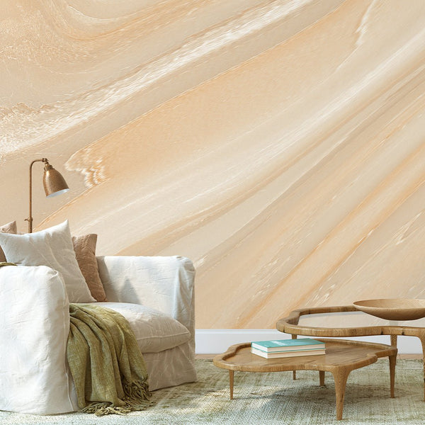 Beige Marble Texture Wall Mural CCM125 - CostaCover - Peel and stick Removable Wallpaper - abstract wallpaper - accent wallpaper - adhesive wallpaper