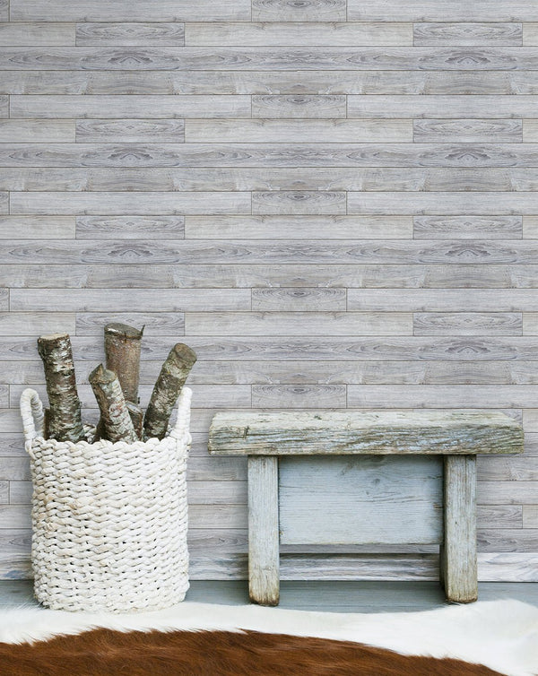 Distressed Wood Plank Wallpaper CC108 - CostaCover - Peel and stick Removable Wallpaper - adhesive wallpaper - Backsplash panels - bathroom wallpaper