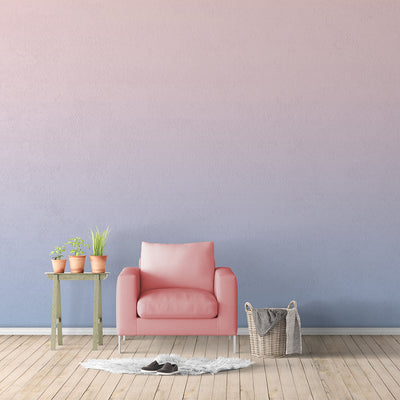 Self Adhesive Rose Purple Ombre Color Removable Wallpaper CC013