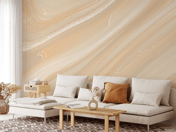 Beige Marble Texture Wall Mural CCM125 - CostaCover - Peel and stick Removable Wallpaper - abstract wallpaper - accent wallpaper - adhesive wallpaper