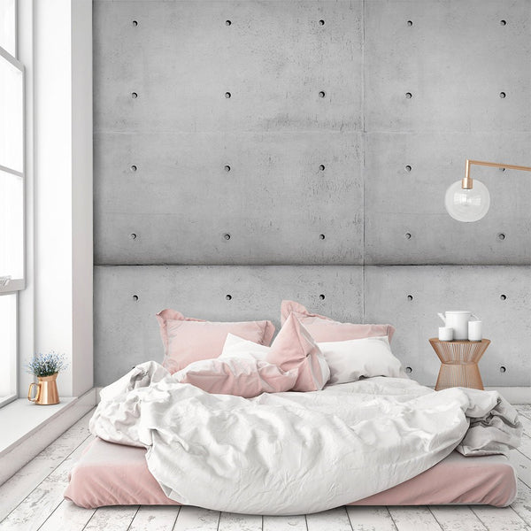 Gray Concrete Cement Wall Mural CCM097 - CostaCover - Peel and stick Removable Wallpaper - 3d wall murals - 3d wall painting - accent wallpaper