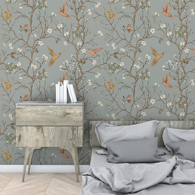 Tree Branch & Hummingbird Wallpaper CC240