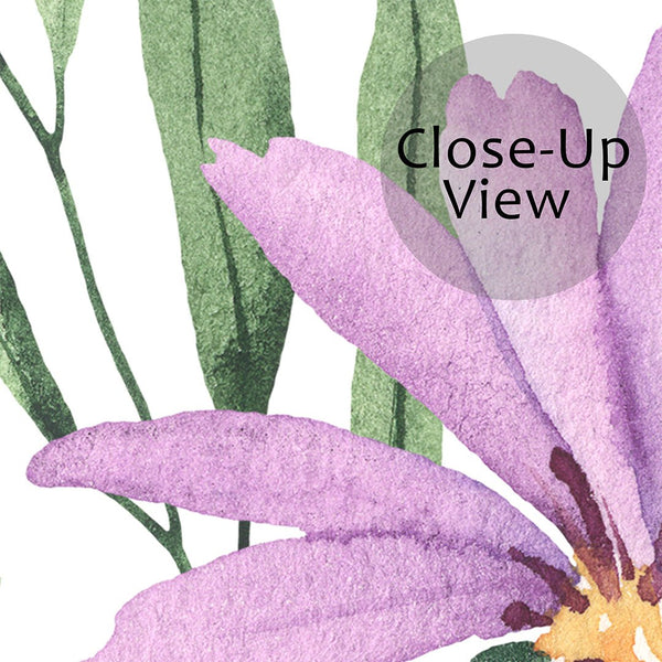 Colorful Wildflowers Wall Mural CCM086 - CostaCover - Peel and stick Removable Wallpaper - accent wallpaper - adhesive wallpaper - baby wall decor