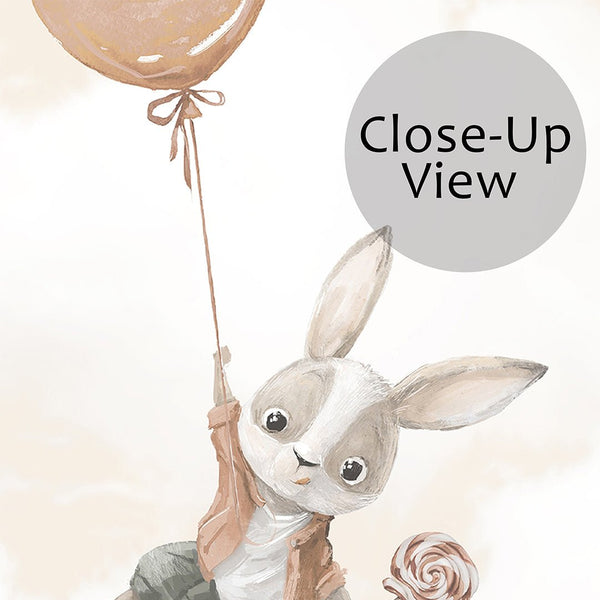 House & Cute Animals Wall Mural CCM090 - CostaCover - Peel and stick Removable Wallpaper - accent wallpaper - adhesive wallpaper - animal print