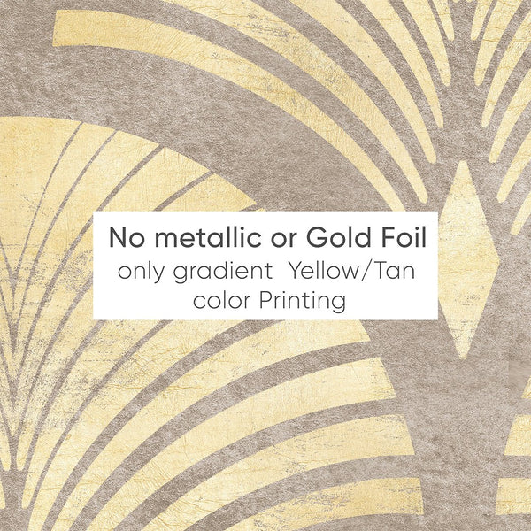 Green Gold Art Deco Wallpaper CC176 - CostaCover - Peel and stick Removable Wallpaper - accent wallpaper - art deco - art deco design