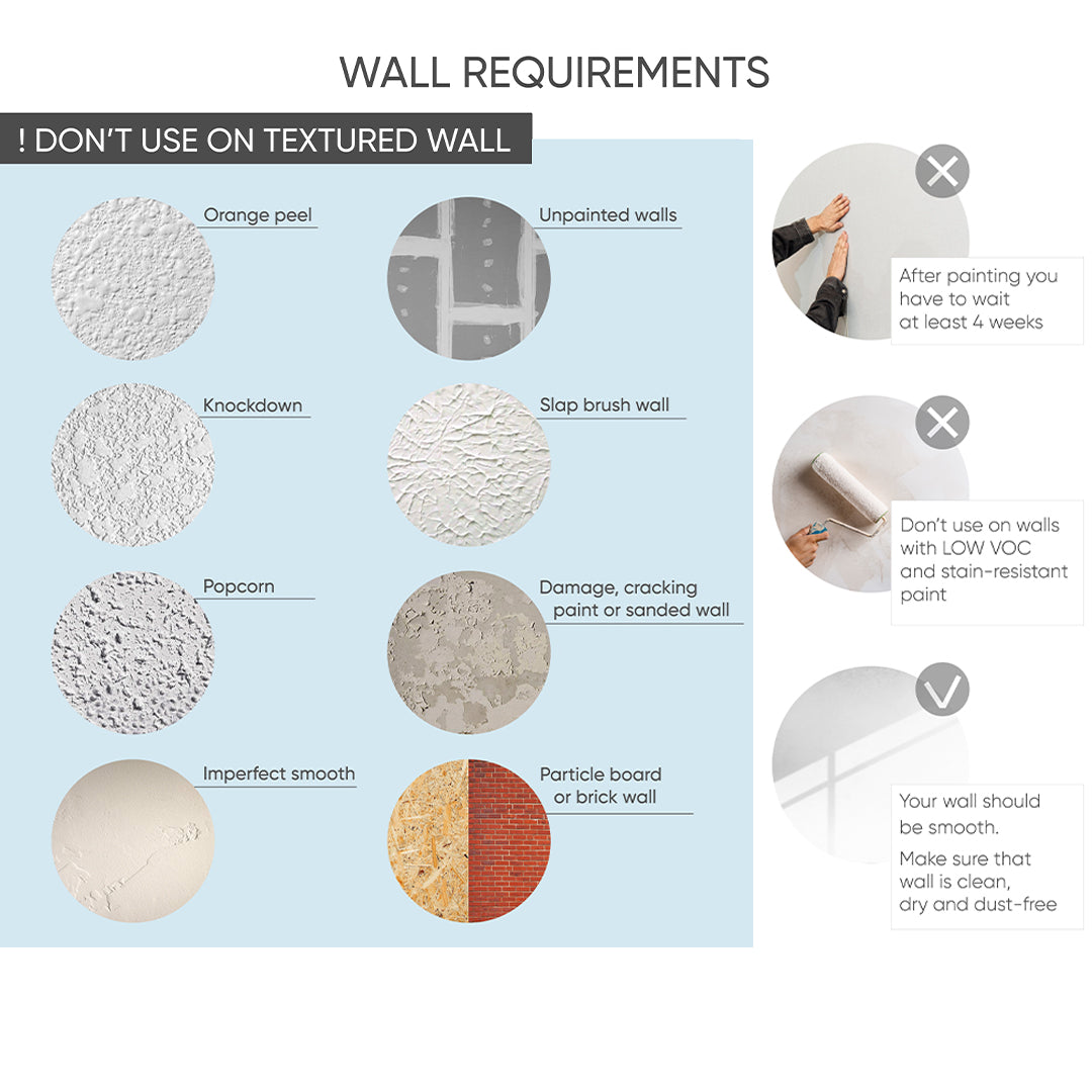 Gray Concrete Cement Self Adhesive Wall Mural CCM097