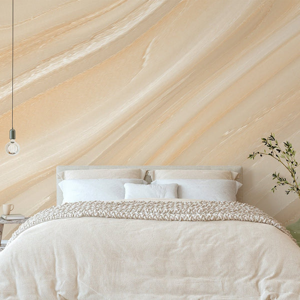Beige Marble Texture Wall Mural CCM125 - CostaCover - Peel and stick Removable Wallpaper - abstract wallpaper - accent wallpaper - adhesive wallpaper