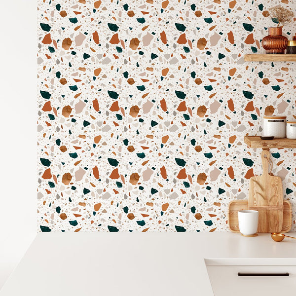 Colorful Texture Stones Wallpaper CC265 - CostaCover - Peel and stick Removable Wallpaper - 3d wall murals - Abstract - abstract wall art